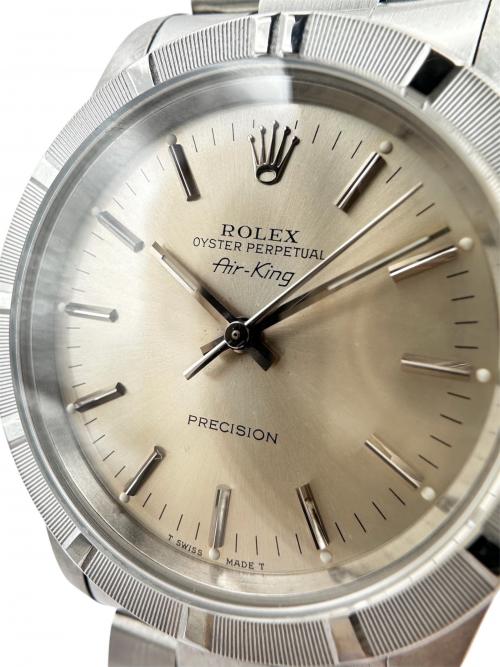ROLEX（ロレックス）ROLEX (ロレックス) Air-king エアキング 34mm Ref.14010 シルバー文字盤  シルバー文字盤 サイズ:34.0mm/19.0mmの古着・服飾アイテム