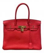 HERMESエルメス）の古着「Birkin 30/バーキン30/トリヨンノビーヨレッド系エトゥープ/ゴールド金具/X刻印:2016年」｜レッド系