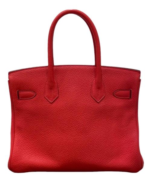 HERMES（エルメス）HERMES (エルメス) Birkin 30/バーキン30/トリヨンノビーヨ/レッド系/ゴールド金具/X刻印:2016年 レッド系 サイズ:30の古着・服飾アイテム