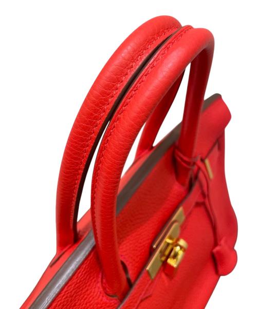 HERMES（エルメス）HERMES (エルメス) Birkin 30/バーキン30/トリヨンノビーヨ/レッド系/ゴールド金具/X刻印:2016年 レッド系 サイズ:30の古着・服飾アイテム