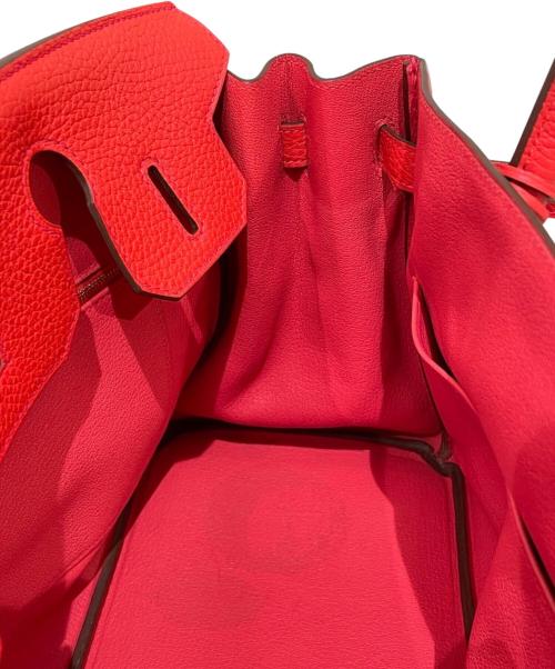 HERMES（エルメス）HERMES (エルメス) Birkin 30/バーキン30/トリヨンノビーヨ/レッド系/ゴールド金具/X刻印:2016年 レッド系 サイズ:30の古着・服飾アイテム