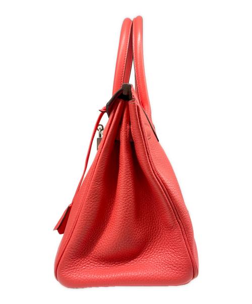 HERMES（エルメス）HERMES (エルメス) バーキン30/シルバー金具/トリヨンクレマンス/ルージュピヴォワンヌ/Ⅽ刻印/2018年 ルージュピヴォワンヌ サイズ:30の古着・服飾アイテム