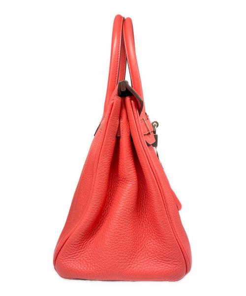 HERMES（エルメス）HERMES (エルメス) バーキン30/シルバー金具/トリヨンクレマンス/ルージュピヴォワンヌ/Ⅽ刻印/2018年 ルージュピヴォワンヌ サイズ:30の古着・服飾アイテム
