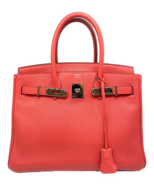HERMES（エルメス）HERMES (エルメス) バーキン30/シルバー金具/トリヨンクレマンス/ルージュピヴォワンヌ/Ⅽ刻印/2018年 ルージュピヴォワンヌ サイズ:30の古着・服飾アイテム