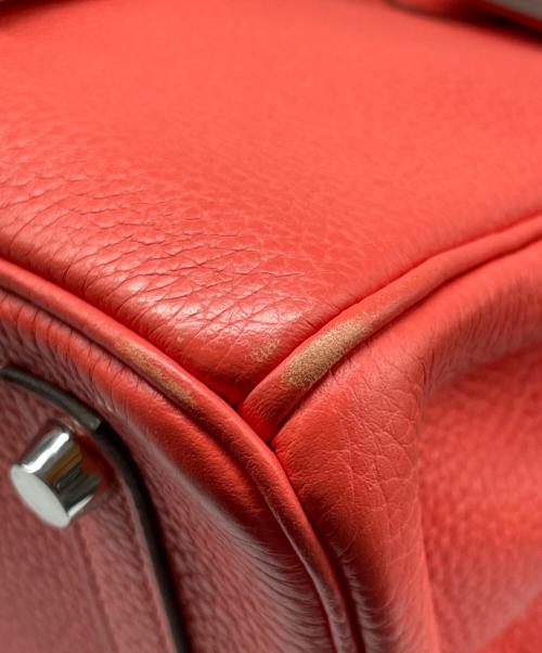 HERMES（エルメス）HERMES (エルメス) バーキン30/シルバー金具/トリヨンクレマンス/ルージュピヴォワンヌ/Ⅽ刻印/2018年 ルージュピヴォワンヌ サイズ:30の古着・服飾アイテム