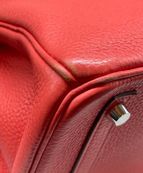 HERMES（エルメス）HERMES (エルメス) バーキン30/シルバー金具/トリヨンクレマンス/ルージュピヴォワンヌ/Ⅽ刻印/2018年 ルージュピヴォワンヌ サイズ:30の古着・服飾アイテム