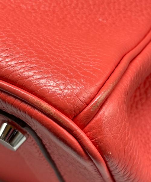 HERMES（エルメス）HERMES (エルメス) バーキン30/シルバー金具/トリヨンクレマンス/ルージュピヴォワンヌ/Ⅽ刻印/2018年 ルージュピヴォワンヌ サイズ:30の古着・服飾アイテム