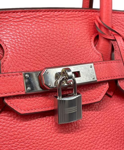 HERMES（エルメス）HERMES (エルメス) バーキン30/シルバー金具/トリヨンクレマンス/ルージュピヴォワンヌ/Ⅽ刻印/2018年 ルージュピヴォワンヌ サイズ:30の古着・服飾アイテム