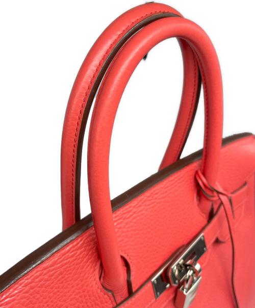 HERMES（エルメス）HERMES (エルメス) バーキン30/シルバー金具/トリヨンクレマンス/ルージュピヴォワンヌ/Ⅽ刻印/2018年 ルージュピヴォワンヌ サイズ:30の古着・服飾アイテム