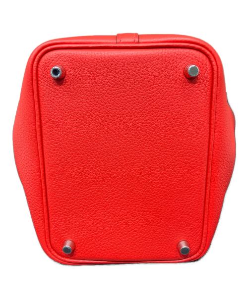 HERMES（エルメス）HERMES (エルメス) ピコタンロックPM/シルバー金具/トリヨンクレマンス/ルージュクー/Y刻印/2020年 ルージュクー サイズ:PMの古着・服飾アイテム