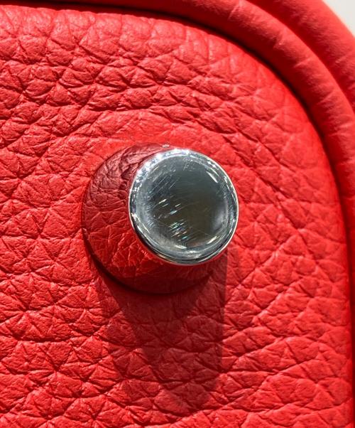 HERMES（エルメス）HERMES (エルメス) ピコタンロックPM/シルバー金具/トリヨンクレマンス/ルージュクー/Y刻印/2020年 ルージュクー サイズ:PMの古着・服飾アイテム
