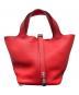 HERMES（エルメス）の古着「ピコタンロックPM/シルバー金具/トリヨンクレマンス/ルージュクー/Y刻印/2020年」｜ルージュクー