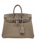 HERMESエルメス）の古着「バーキン25/Birkin25 Etoupe/エトゥープ/シルバー金具/W刻印2024年製」｜エトゥープ