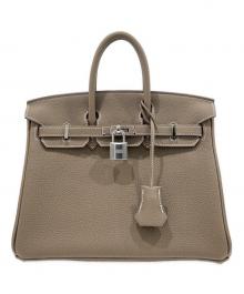 HERMES（エルメス）の古着「バーキン25/Birkin25 Etoupe/エトゥープ/シルバー金具/W刻印2024年製」｜エトゥープ