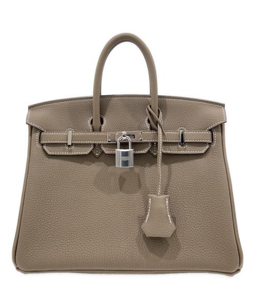 HERMES（エルメス）HERMES (エルメス) バーキン25/Birkin25 Etoupe/エトゥープ/シルバー金具/W刻印2024年製 エトゥープ サイズ:25の古着・服飾アイテム