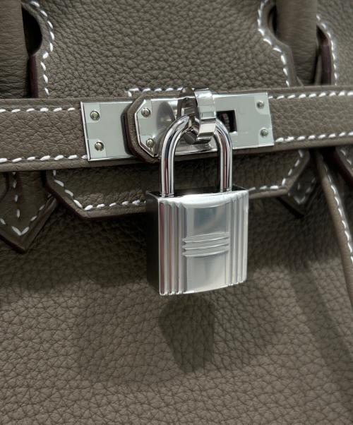 HERMES（エルメス）HERMES (エルメス) バーキン25/Birkin25 Etoupe/エトゥープ/シルバー金具/W刻印2024年製 エトゥープ サイズ:25の古着・服飾アイテム