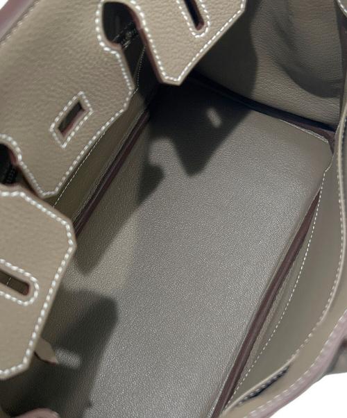 HERMES（エルメス）HERMES (エルメス) バーキン25/Birkin25 Etoupe/エトゥープ/シルバー金具/W刻印2024年製 エトゥープ サイズ:25の古着・服飾アイテム
