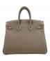 HERMES (エルメス) バーキン25/Birkin25 Etoupe/エトゥープ/シルバー金具/W刻印2024年製 エトゥープ サイズ:25：4200000円