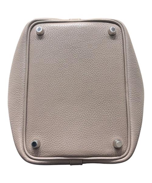 HERMES（エルメス）HERMES (エルメス) ピコタンロックPM/シルバー金具/トリヨンモーリス/グリアスファルト/C刻印/2018年 グリアスファルト サイズ:PMの古着・服飾アイテム