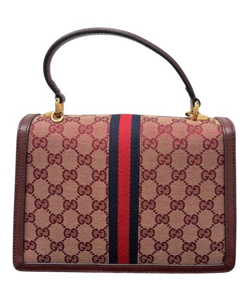 GUCCI（グッチ）GUCCI (グッチ) 〔オフィディア〕ミディアム トップハンドルバッグ レッド サイズ:ミディアム/Mの古着・服飾アイテム