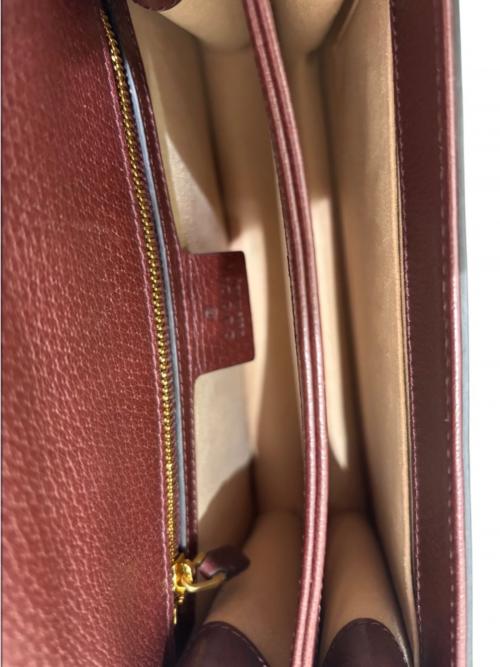 GUCCI（グッチ）GUCCI (グッチ) 〔オフィディア〕ミディアム トップハンドルバッグ レッド サイズ:ミディアム/Mの古着・服飾アイテム