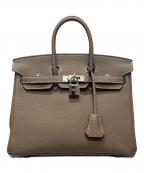 HERMESエルメス）の古着「Birkin25 Etoupe/バーキン25/トリヨンビーノ/エトゥープ/シルバー金具/W刻印2024年製」｜エトゥープ
