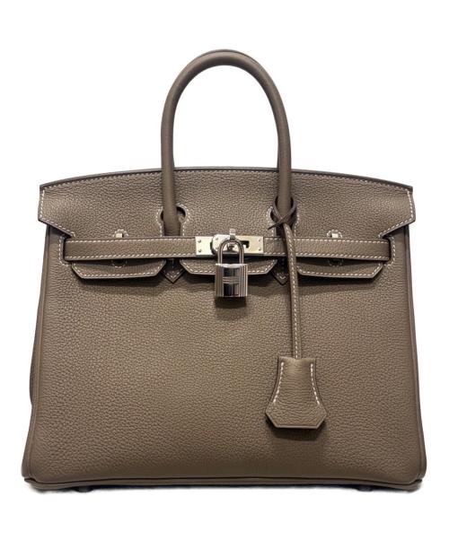 HERMES（エルメス）HERMES (エルメス) Birkin25 Etoupe/バーキン25/トリヨンビーノ/エトゥープ/シルバー金具/W刻印2024年製 エトゥープ サイズ:25の古着・服飾アイテム