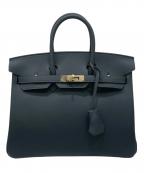HERMESエルメス）の古着「Birkin 25 Verso/バーキン25 ヴェルソ/ヴォースイフト/グリミスティ×ノワール(裏)/シャンパンゴールド金具/K刻印:2025年製」｜グリミスティ×ノワール(裏)