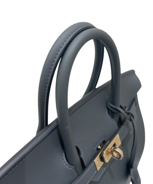 HERMES（エルメス）HERMES (エルメス) Birkin 25 Verso/バーキン25 ヴェルソ/ヴォースイフト/グリミスティ×ノワール(裏)/シャンパンゴールド金具/K刻印:2025年製 グリミスティ×ノワール(裏) サイズ:25の古着・服飾アイテム