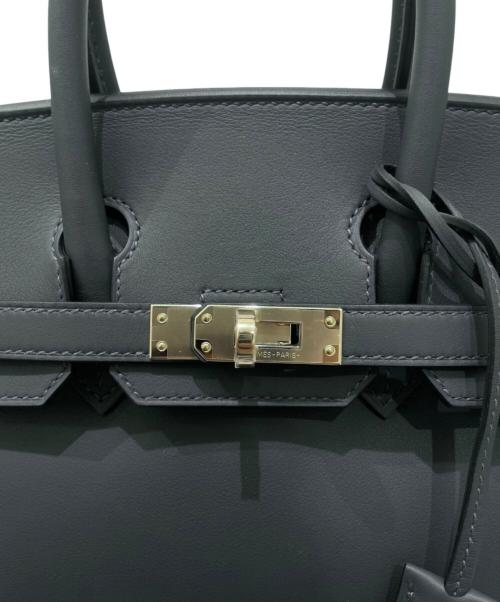 HERMES（エルメス）HERMES (エルメス) Birkin 25 Verso/バーキン25 ヴェルソ/ヴォースイフト/グリミスティ×ノワール(裏)/シャンパンゴールド金具/K刻印:2025年製 グリミスティ×ノワール(裏) サイズ:25の古着・服飾アイテム