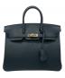 HERMES（エルメス）の古着「Birkin 25 Verso/バーキン25 ヴェルソ/ヴォースイフト/グリミスティ×ノワール(裏)/シャンパンゴールド金具/K刻印:2025年製」｜グリミスティ×ノワール(裏)