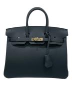 HERMESエルメス）の古着「Birkin 25 Verso/バーキン25 ヴェルソ/ヴォースイフト/グリミスティ×ノワール(裏)/シャンパンゴールド金具/K刻印:2025年製」｜グリミスティ×ノワール(裏)