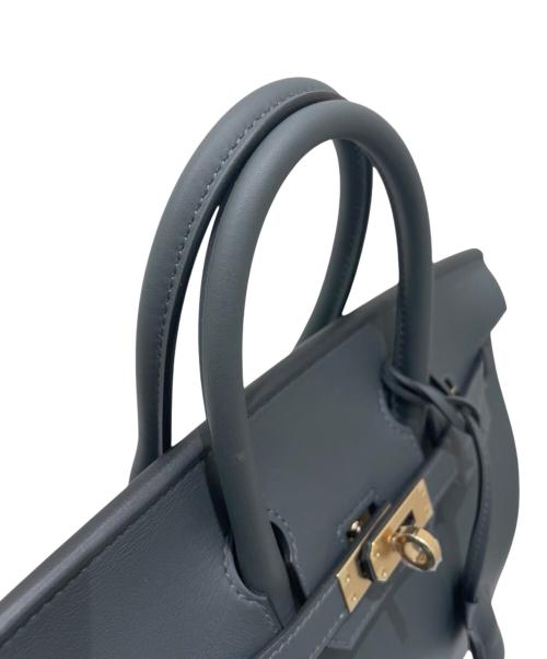 HERMES（エルメス）HERMES (エルメス) Birkin 25 Verso/バーキン25 ヴェルソ/ヴォースイフト/グリミスティ×ノワール(裏)/シャンパンゴールド金具/K刻印:2025年製 グリミスティ×ノワール(裏) サイズ:25の古着・服飾アイテム