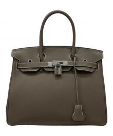 HERMES（エルメス）の古着「Birkin 30/バーキン30/トリヨンノビーヨ/エトゥープ/シルバー金具/W刻印2024年製」｜エトゥープ