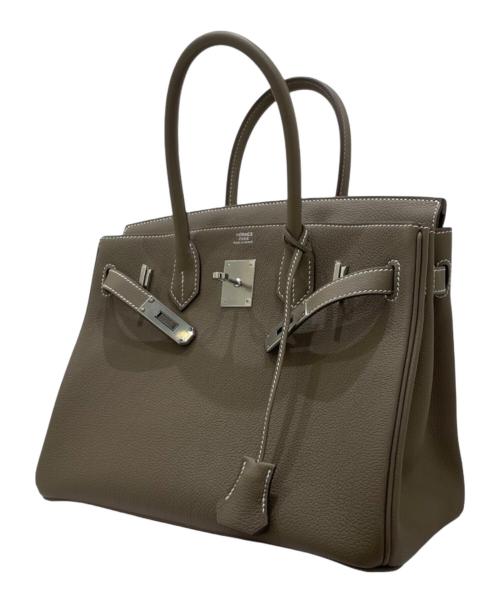 HERMES（エルメス）HERMES (エルメス) Birkin 30/バーキン30/トリヨンノビーヨ/エトゥープ/シルバー金具/W刻印2024年製 エトゥープ サイズ:30の古着・服飾アイテム