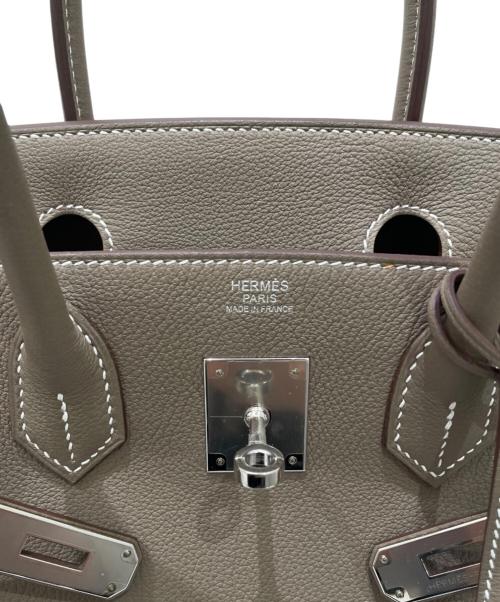 HERMES（エルメス）HERMES (エルメス) Birkin 30/バーキン30/トリヨンノビーヨ/エトゥープ/シルバー金具/W刻印2024年製 エトゥープ サイズ:30の古着・服飾アイテム