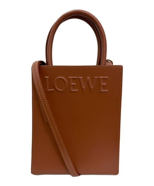 LOEWE（ロエベ）LOEWE (ロエベ) Standard A5 Tote ブラウンの古着・服飾アイテム