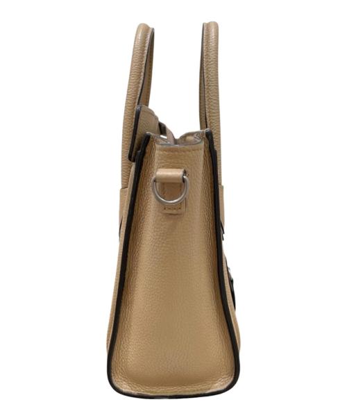 CELINE（セリーヌ）CELINE (セリーヌ) ラゲージ ナノショッパー ベージュ サイズ:ナノの古着・服飾アイテム