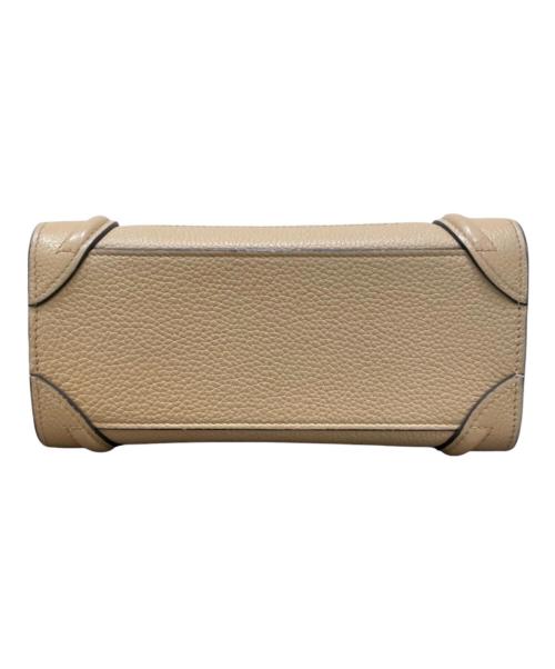 CELINE（セリーヌ）CELINE (セリーヌ) ラゲージ ナノショッパー ベージュ サイズ:ナノの古着・服飾アイテム
