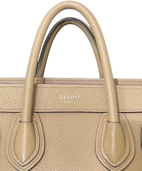 CELINE（セリーヌ）CELINE (セリーヌ) ラゲージ ナノショッパー ベージュ サイズ:ナノの古着・服飾アイテム
