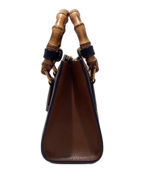GUCCI（グッチ）GUCCI (グッチ) Gucci Diana Small Tote Bag/〔グッチ ダイアナ〕スモール トートバッグ/702732 ブラウンの古着・服飾アイテム