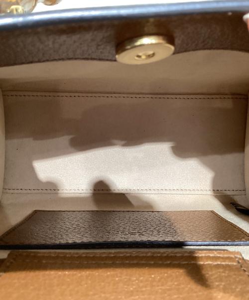 GUCCI（グッチ）GUCCI (グッチ) Gucci Diana Small Tote Bag/〔グッチ ダイアナ〕スモール トートバッグ/702732 ブラウンの古着・服飾アイテム