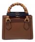 GUCCI (グッチ) Gucci Diana Small Tote Bag/〔グッチ ダイアナ〕スモール トートバッグ/702732 ブラウン：220000円
