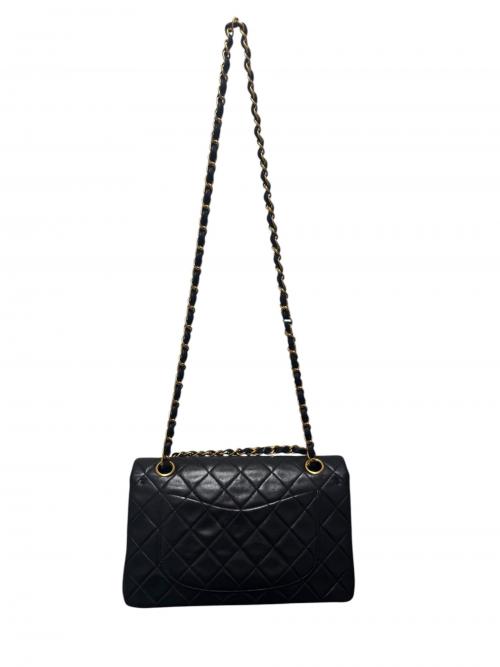 CHANEL（シャネル）CHANEL (シャネル) CHANEL/マトラッセ23/Wフラップチェーンショルダーバッグ ブラック×ゴールド サイズ:23の古着・服飾アイテム