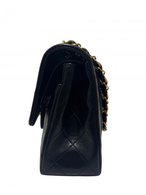 CHANEL（シャネル）CHANEL (シャネル) CHANEL/マトラッセ23/Wフラップチェーンショルダーバッグ ブラック×ゴールド サイズ:23の古着・服飾アイテム