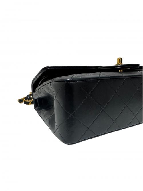 CHANEL（シャネル）CHANEL (シャネル) CHANEL/マトラッセ23/Wフラップチェーンショルダーバッグ ブラック×ゴールド サイズ:23の古着・服飾アイテム
