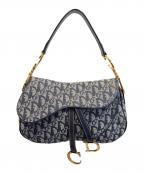 Christian Diorクリスチャン ディオール）の古着「Double Saddle Bag /ダブルサドルバッグ」｜ネイビー