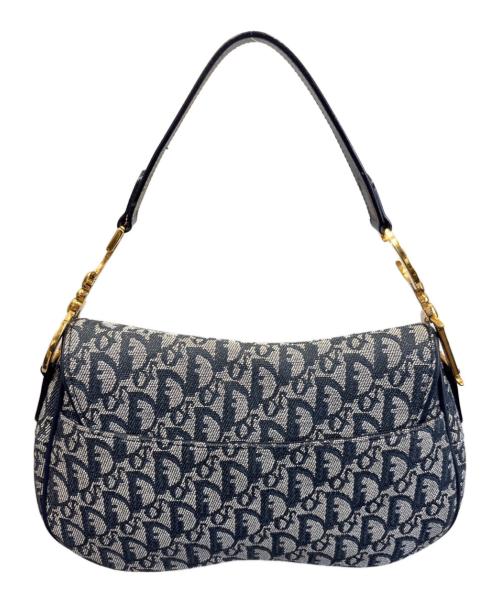 Christian Dior（クリスチャン ディオール）Christian Dior (クリスチャン ディオール) Double Saddle Bag /ダブルサドルバッグ ネイビーの古着・服飾アイテム