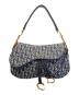 Christian Dior（クリスチャン ディオール）の古着「Double Saddle Bag /ダブルサドルバッグ」｜ネイビー