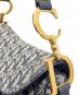 中古・古着 Christian Dior (クリスチャン ディオール) Double Saddle Bag /ダブルサドルバッグ ネイビー：380000円